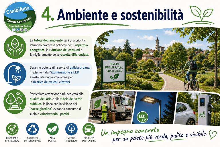 Ambiente e sostenibilità